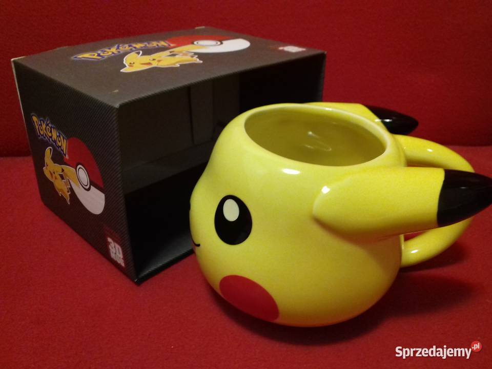 Kubek Pokemon PIKACHU 3D nowy oryginalny Kubki mazowieckie sprzedam