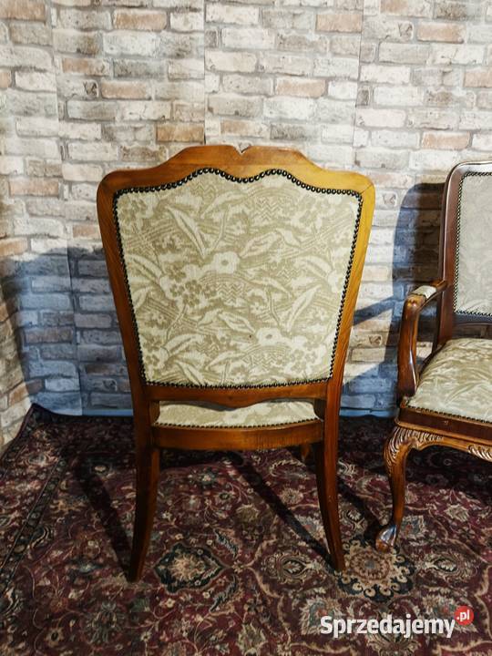 Dwa piękne fotele trony ludwik Sandomierz