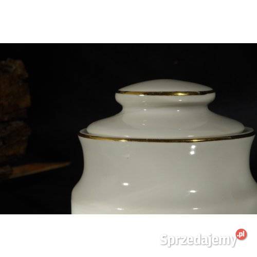 Porcelanowy pojemnik kuchenny Wawel ze śląskie