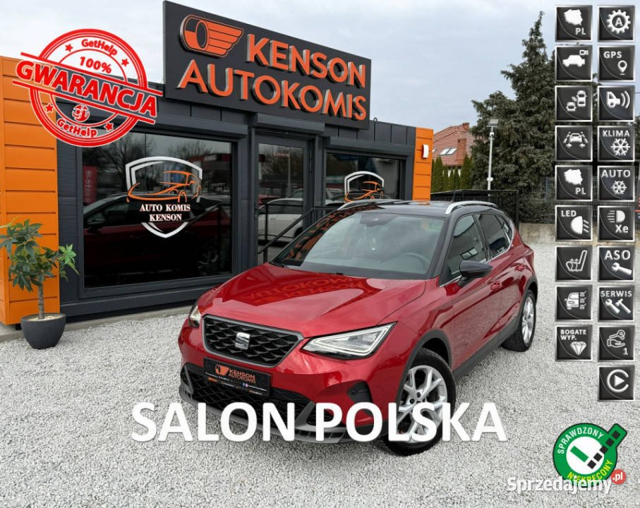 Seat Arona Polski Salon Gwarancja Wersja FR Bydgoszcz sprzedam