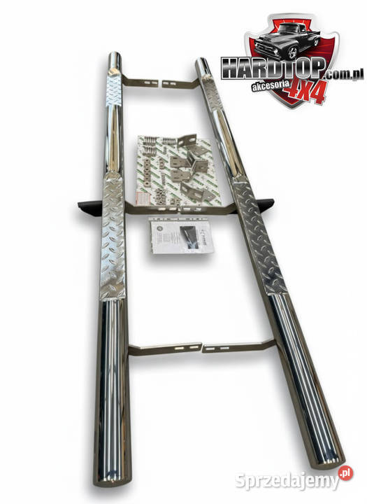 Stopnie Boczne Orurowanie chrom wyżłobienie Pasłęk