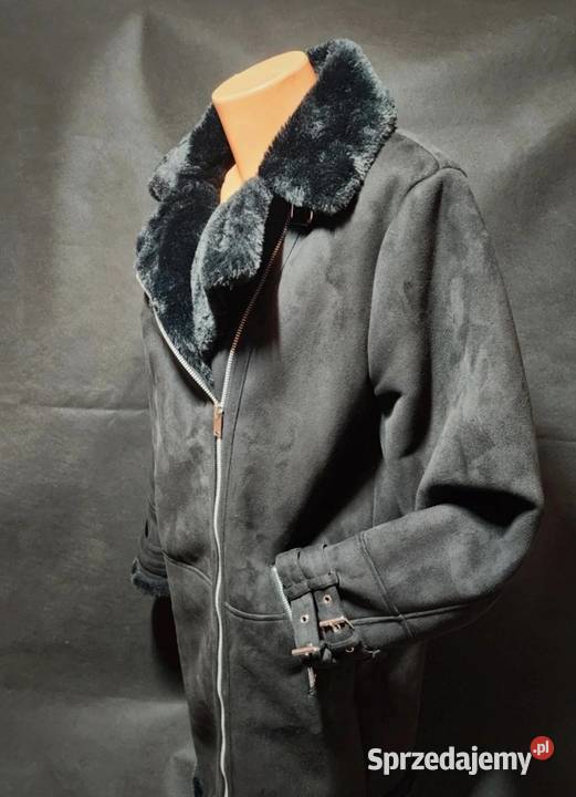 Płaszcz Stylowy Płaszcz ze sztucznym futerkiem Płaszcz zimowy Oława sprzedam