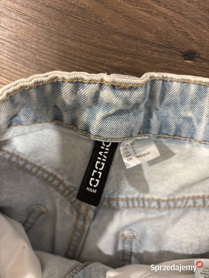 Spodnie damskie HM rozmiar 34 niebieski śląskie Tychy