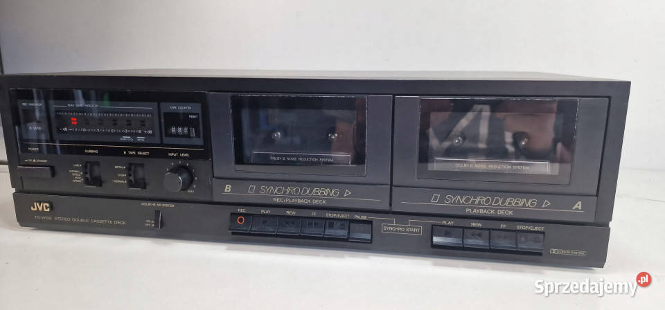 Magnetofon JVC TDW103 Cassette Deck Międzychód sprzedam