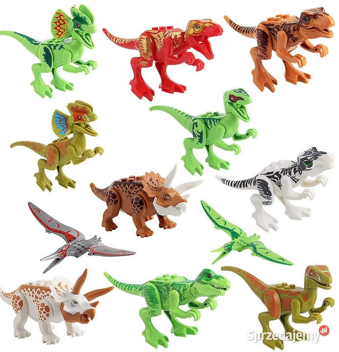 Jurassic World klocki lego dinozaury 12 figurek