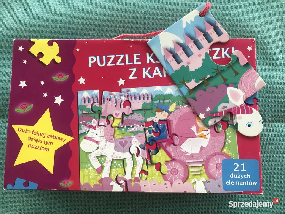 Puzzle księżniczki z karetą Opole sprzedam