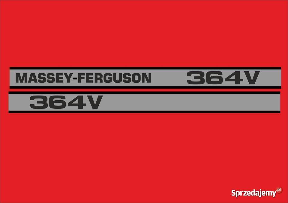 naklejki massey ferguson 364v Pozostałe Jeżewo sprzedam