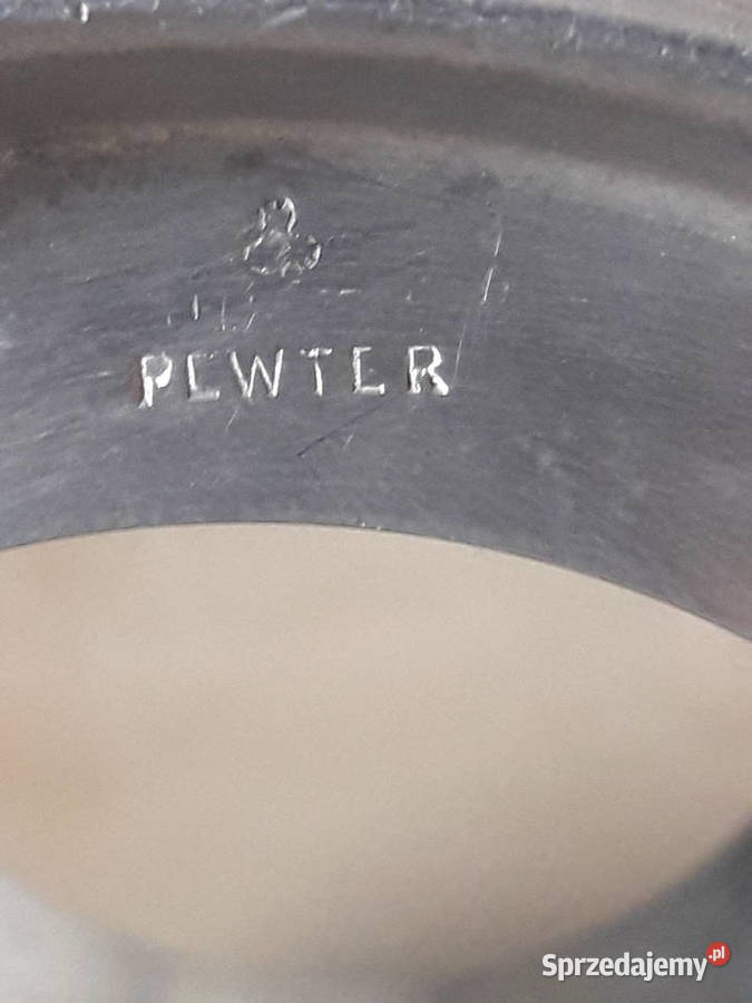 Kufel sygnowany ze szklanym dnem Anglia Pozostałe Janów Lubelski