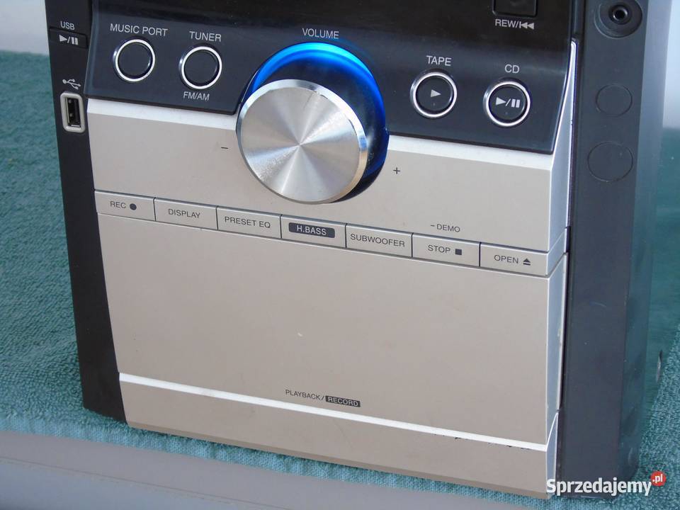 Wieża Panasonic SAAK750 USB mp3 RDS CD AUX Wieże i miniwieże Jasło