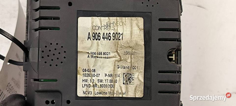 LICZNIK ZEGAR MERCEDES SPRINTER W906 A9064469021 osobowe Lipno