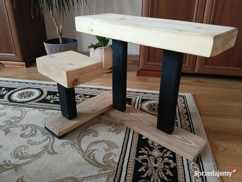 Kwietnikstojak w loftowym stylu drewniany kątowy świętokrzyskie Kielce sprzedam