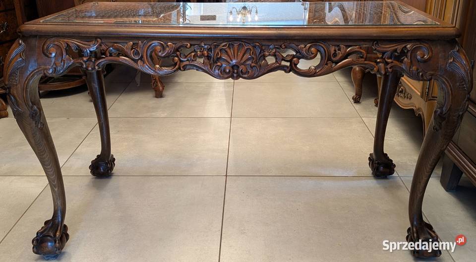 Wspaniały dębowy stolik na łapach sklep Dąbrowa Dąbrowa Górnicza