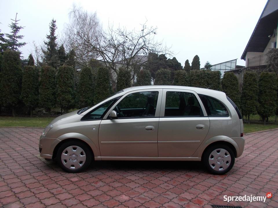 OPEL MERIVA 16 bez z GAZEM 2007 r 5 drzwi 1600cm3 Uniejów