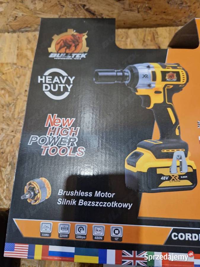 AKUMULATOROWY KLUCZ UDAROWY BULLTEK BT144 480 Nm Głogowa