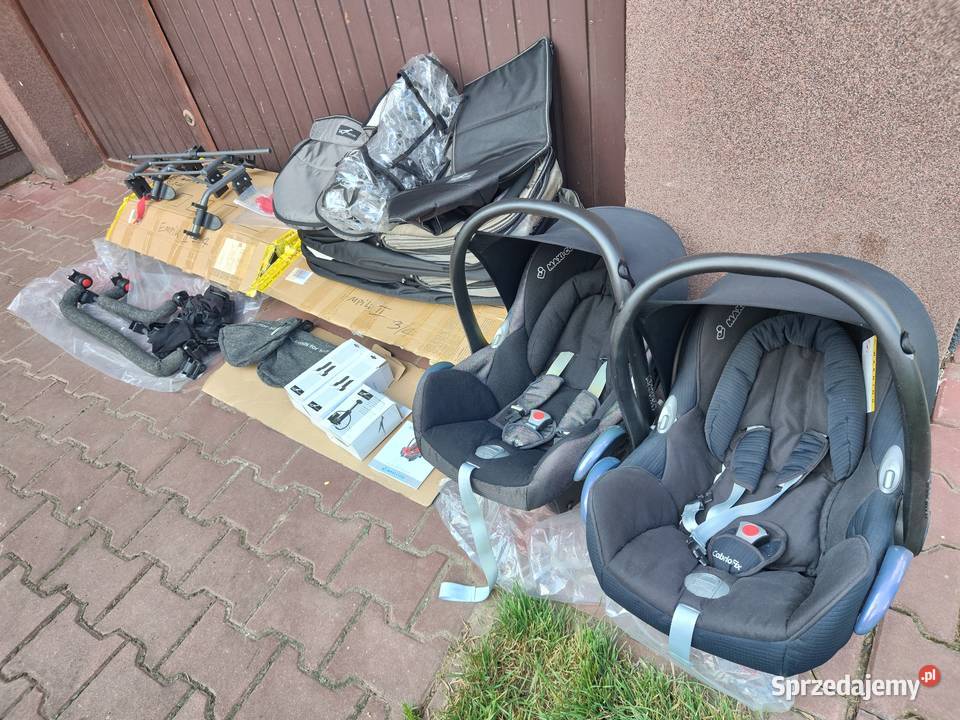 Wózek bliźniaczy TFK TWINNER TWIST DUO 2 Maxi Cosi Kraków sprzedam