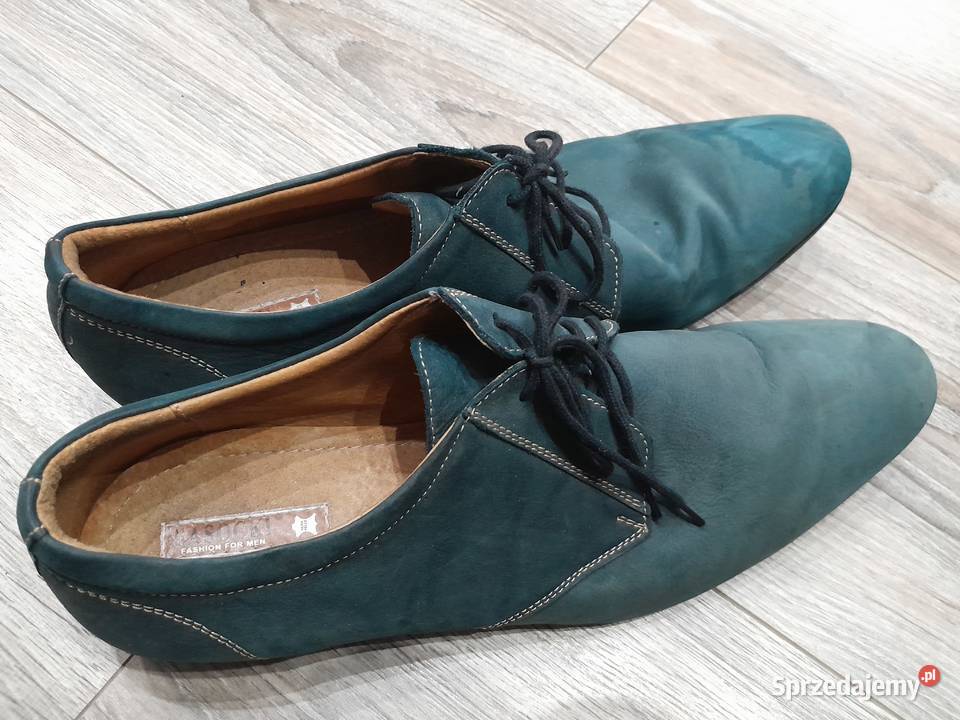 Buty Lasocki Półbuty męskie skóra granatowe 48 Wieliczka