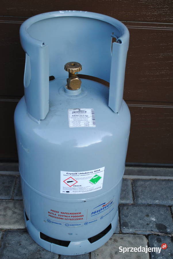 Butla na gaz freon szara gruba ścianka waga gazu Turka