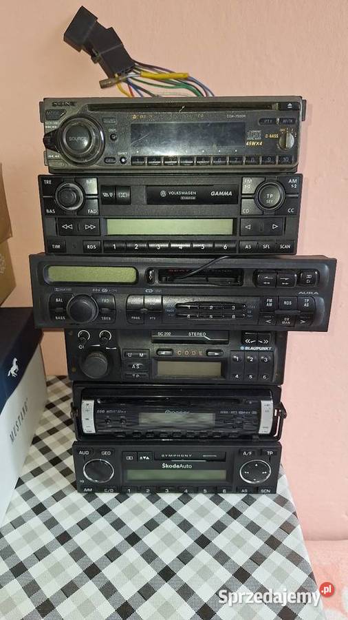 6x Radio samochodowe fabryczne volkswagen seat