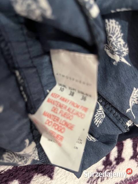 primark kombinezon modny wzór ptaki 38 biały Choszczno