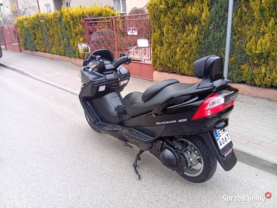 Zamiana Suzuki burgman 4002005r skuter Pajęczno