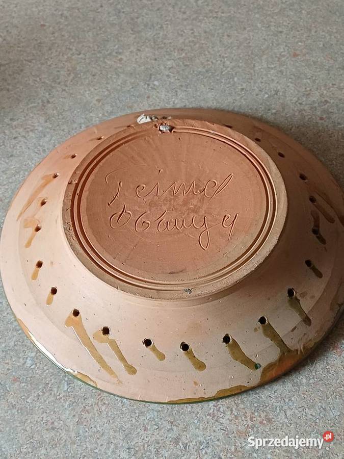 vintage talerz ozdobny Nowy Targ