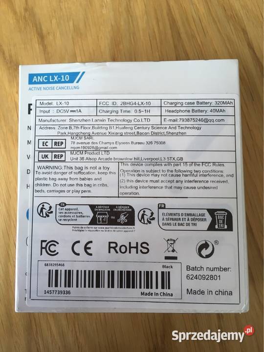 Słuchawki bezprzewodowe z ekranem Łódź sprzedam