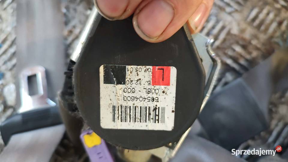 Pas bezpieczeństwa lewy 605404600 prawy przód Książ Wielkopolski