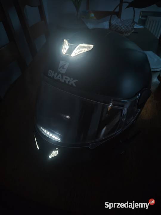 Kask Shark Skwal 2 Rozmiar S Czarny mat LED Ryki