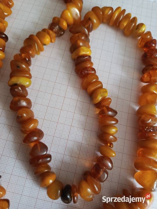 Naszyjnik Bursztyn Vintage 112gr Naszyjniki Białystok