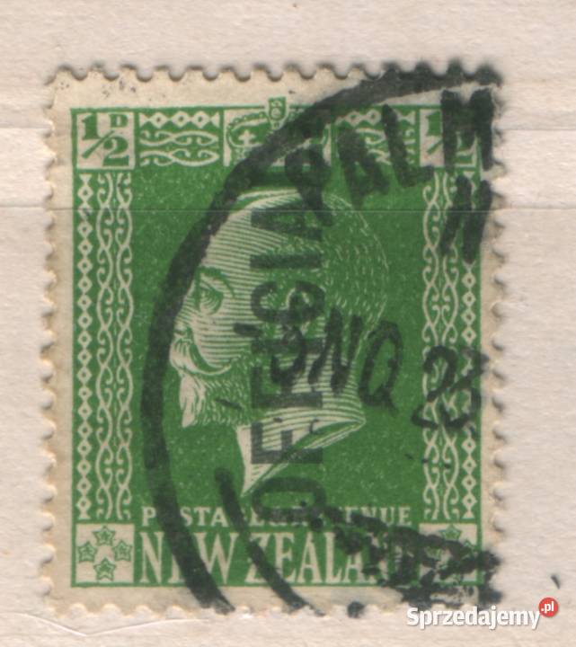 Zn Nowa Zelandia Mi D20 A kas 1915 Filatelistyka sprzedam