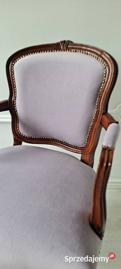 Stylowy fotel krzesło Ludwik Ludwikowski