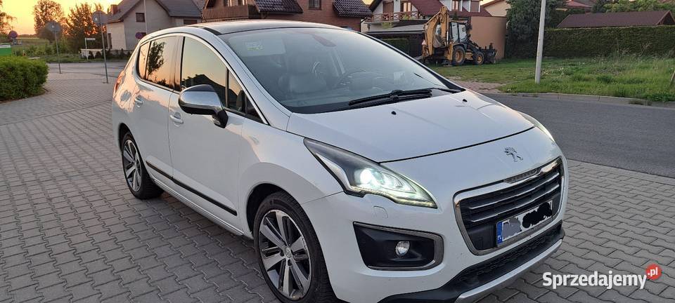 Peugeot 3008 20hdi 163 automat elektrochrom. lusterka boczne Słupca sprzedam