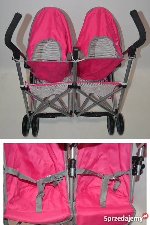 Wózek lalek Silver Cross bliźniaczy POP DUO Rewal