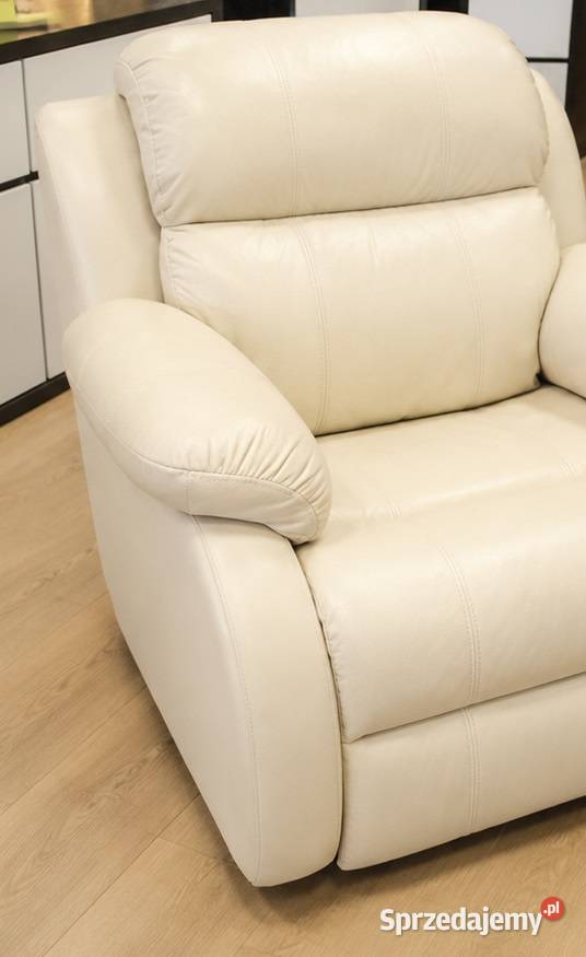 60 Outlet Nowy Fotel REGLAINER Skóra naturalna Olesno sprzedam