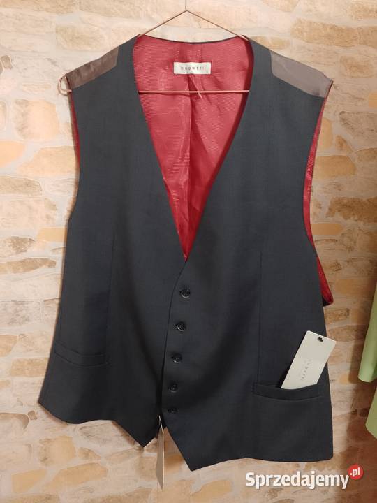 5XL6XL Bugatti Szaro brązowa kamizelka Kraków sprzedam