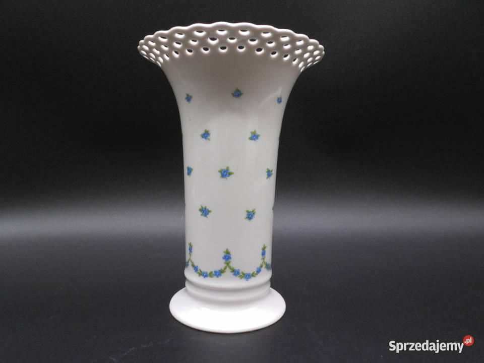Przepiękny Porcelanowy Wazon Śnieżnobiały Raszków sprzedam