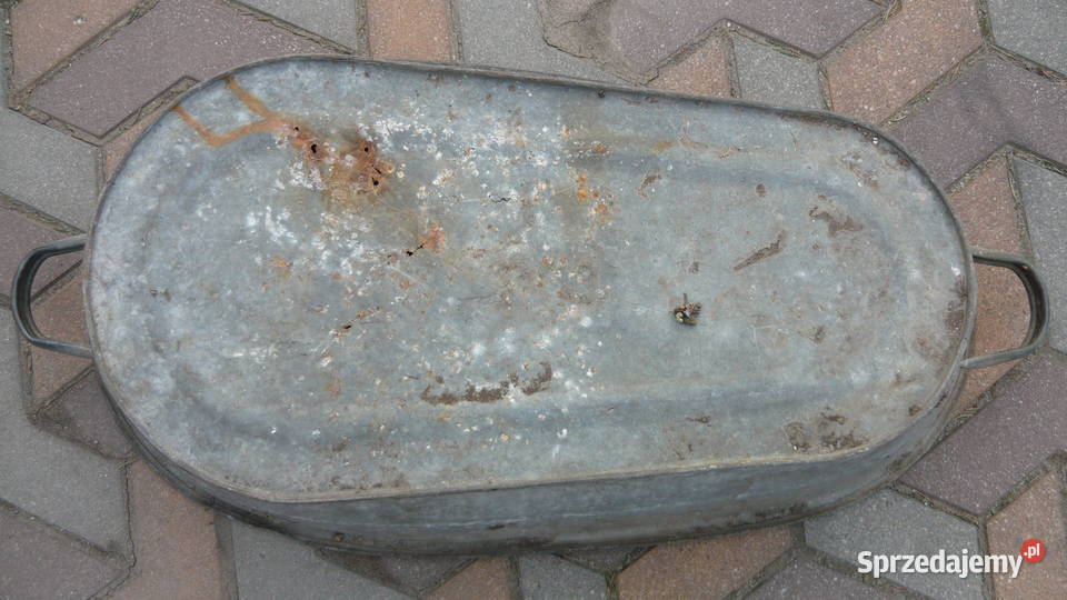Stara mała wanna balia wanienka ocynk ocynkowana sprzedam