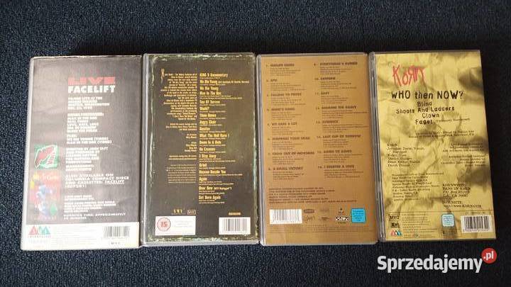 Alice In Chains Faith No More Korn VHS Płyty i kasety łódzkie sprzedam
