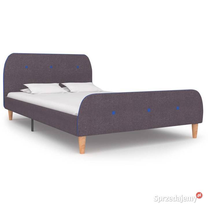 vidaXL Rama łóżka, kolor taupe, tapicerowana 280937
