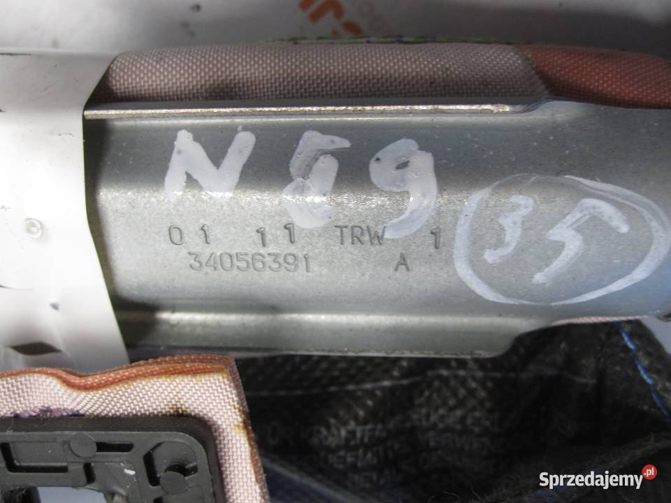 AUDI A1 I 8X AIRBAG kurtyna prawa 8X3880742A osobowe Poduszki powietrzne