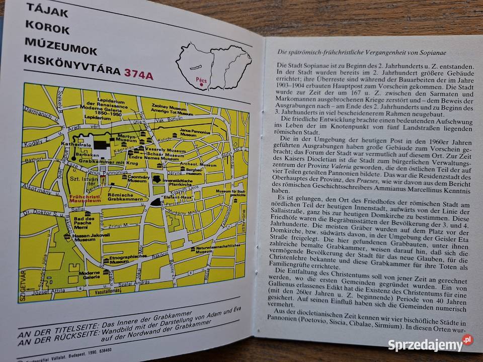 Pecs Szarvas Zsambek Veszprem Szigetvar Gorsium Rok wydania 1989 Kraków