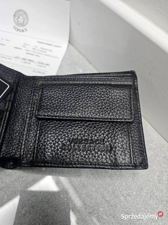 Zestaw porfel i pasek versace lux skora Poznań