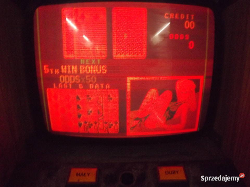 Automat do gry poker jednoręki bandyta lata 80 sprzedam