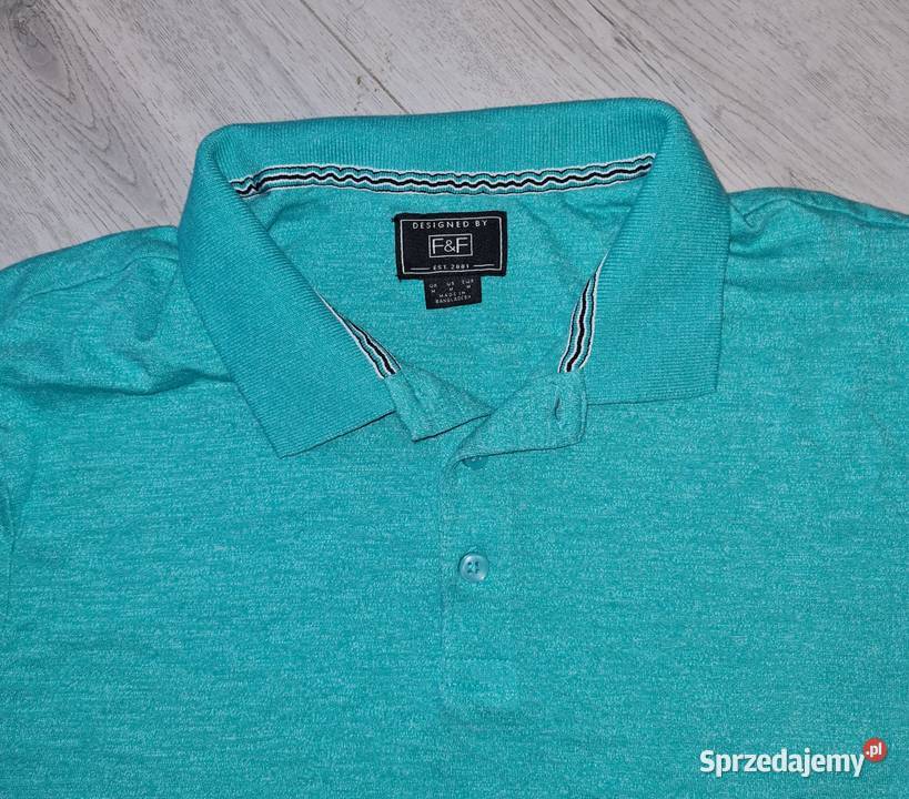 Koszulka polo męska FF miętową M Rozmiar M Odzież codzienna Moda i Styl Łódź