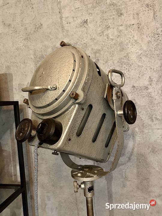 Lampa filmowa teatralna PRL loft vintage 1962 Lampy podłogowe wielkopolskie