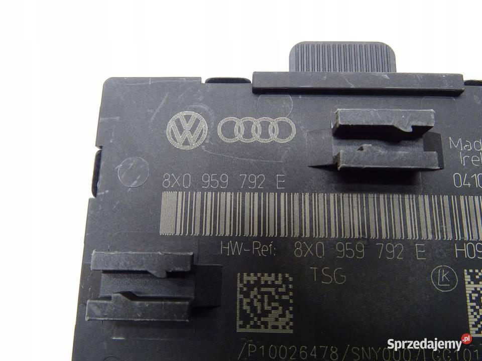 MODUŁ STEROWNIK DRZWI 8X0959792E SKODA SUPERB II Komputery sprzedam