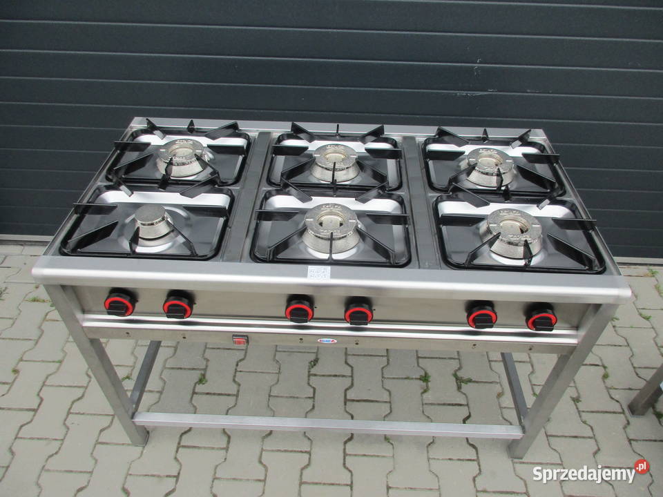 Kuchnia Gazowa 6 Palnikowa Egaz NOWA Gastronomia Ostrów Wielkopolski