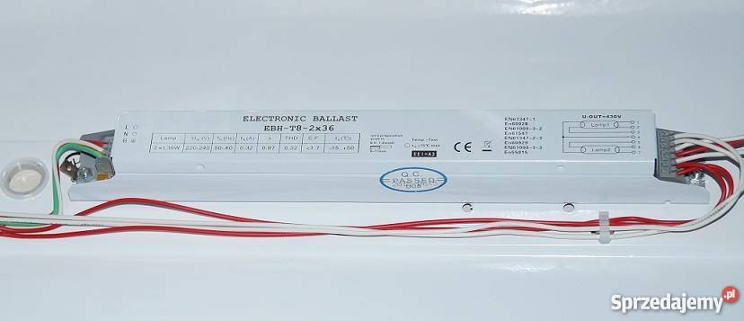 OPRAWA RASTROWA 2X36W IP20 EVG LAMPA ŚWIETLÓWKA Przasnysz