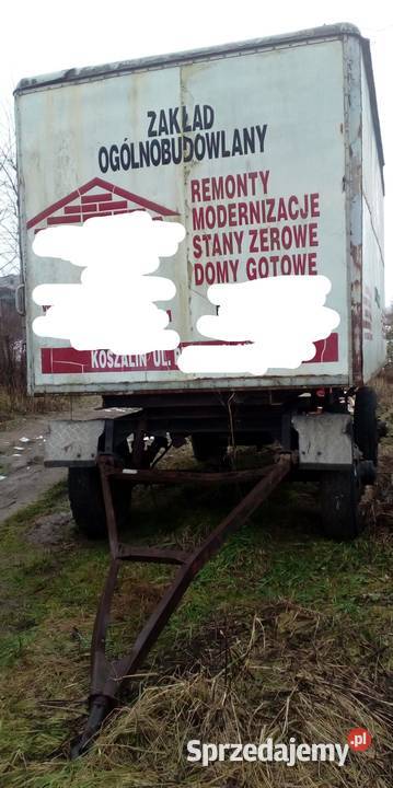 Przyczepa D50 Izoterma Barakowóz Kontener Koszalin sprzedam