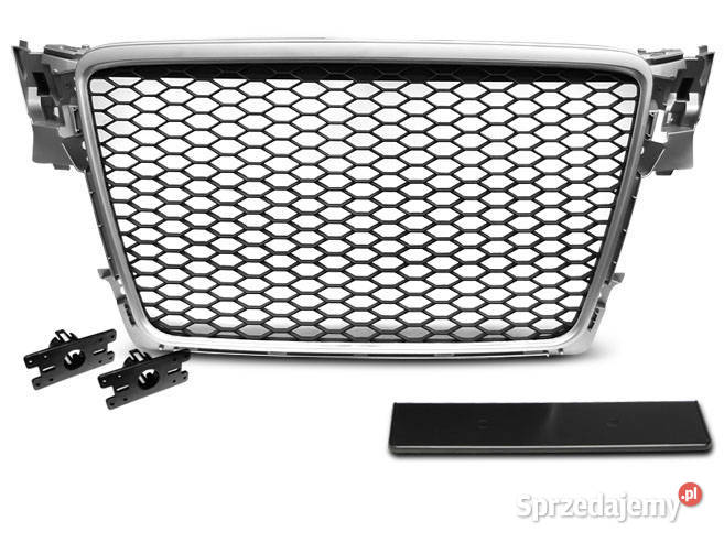 Grill nerki AUDI A4 B8 0811 SILVER RSSTYLE Gdańsk